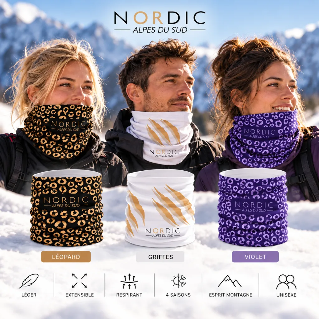 Gamme de tours de cou alpins NORDIC.webp
