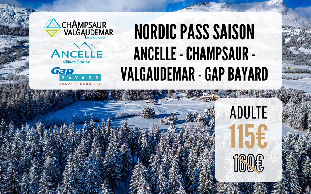 Nordic Pass - Ancelle + Champsaur Valgaudemar + Gap Bayard